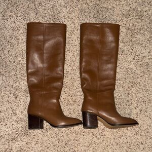 Banana Republic Tan Leather Heeled Boots